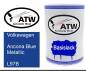 Preview: Volkswagen, Ancona Blue Metallic, L97B: 500ml Lackdose, von ATW Autoteile West.